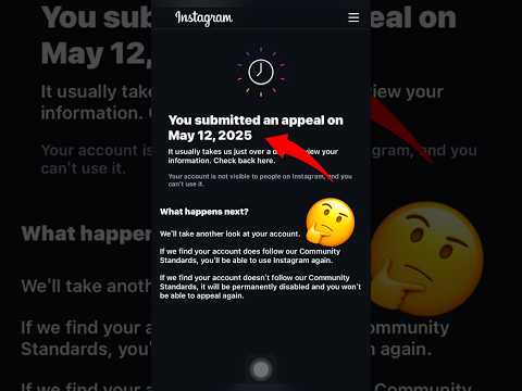 Unban Instagram 2025 |Fix "You Submittedan Appeal" Error | Recover Disabled AccountFast #insta