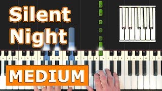 Silent Night - Piano Tutorial Easy - Sheet Music (Synthesia)