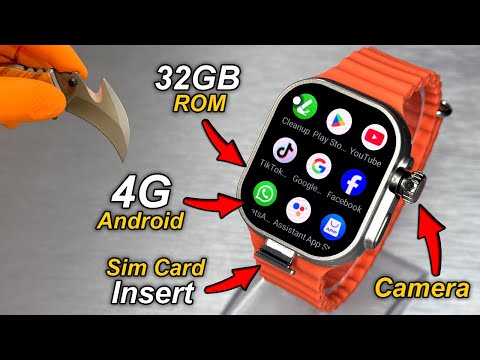 S10 Ultra (3) 4G Android SmartWatch With SimCard Insert & Camera⚡️3GB RAM + 32GB ROM + HotSpot⚡️