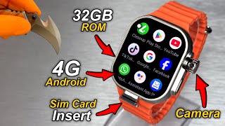 S10 Ultra (3) 4G Android SmartWatch With SimCard Insert & Camera⚡️3GB RAM + 32GB ROM + HotSpot⚡️
