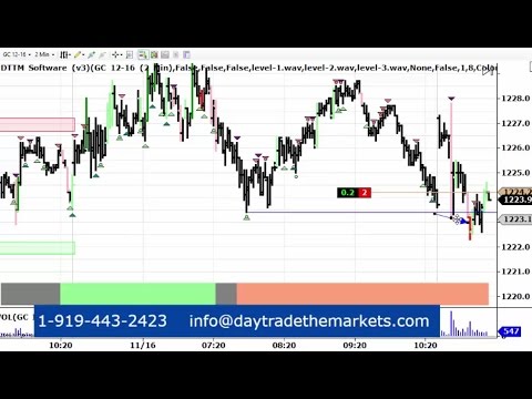 Live Day Trading Crude Oil and Gold Thursday 11-17-2016