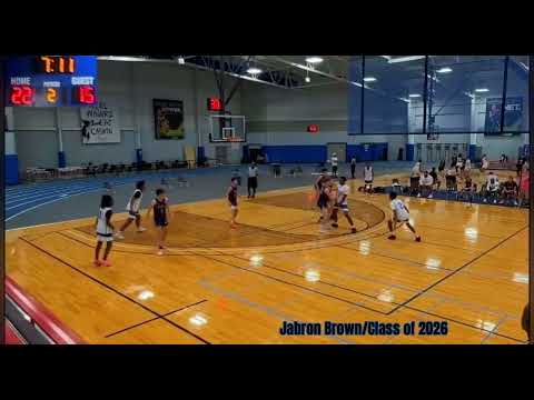 Jabron Brown first half of AAU hightlights