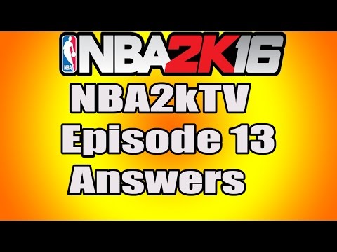 NBA 2kTV - Episode 13 Answers! (1500 Free VC!) (NBA2k16 Free VC)