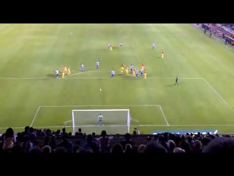 Deportivo-Barcelona 'Gol de Pizzi de penalty, 1-3' (20/10/2012)