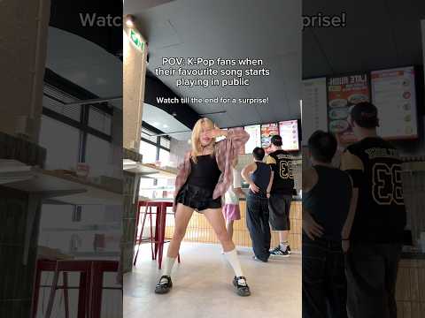 Thank you @RushHour.Eatery  for letting me dance inside :) #kpop #public #dance #illit #itsme