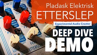 Video thumbnail for Pladask Elektrisk ETTERSLEP | Experimental Noise Machine by Aaron Rusch Guitar