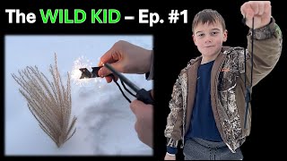 The WILD KID Ep. #1 - Can A Kid Start A Fire With A Ferro Rod?!