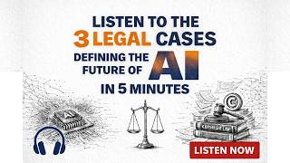 3 Legal Cases That Could Change AI Forever | AI Copyright Lawsuits Explained in 5 Minutes
