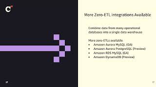 Coalesce 2024: Generative AI driven near-real-time operational analytics with zero-ETL and dbt Cloud