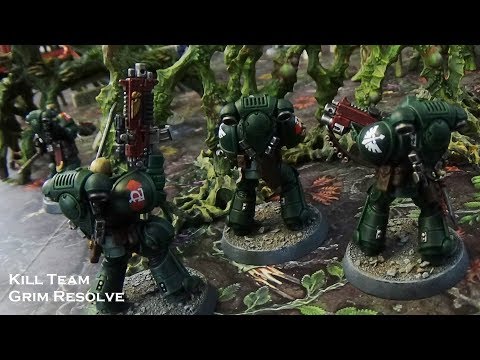 Dark Angels vs Craftworld Aeldari Kill Team Death World Warhammer 40k Space Marines vs Eldar