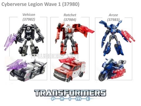 Ratchet, Arcee & Vehicon - TF Prime Cyberverse