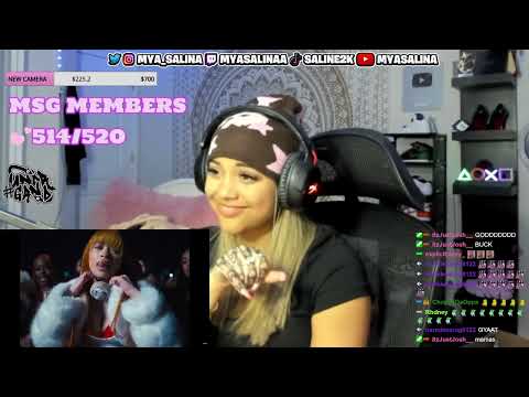 Mya Salina REACTS to Ice Spice - in ha mood (Official Video)