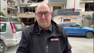 Düzceli Gazeteci Ateş Hattında