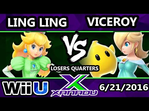 S@X 156 - UG | Ling Ling (Peach) Vs. Viceroy (Rosalina) SSB4 Loser Quarters - Smash Wii U