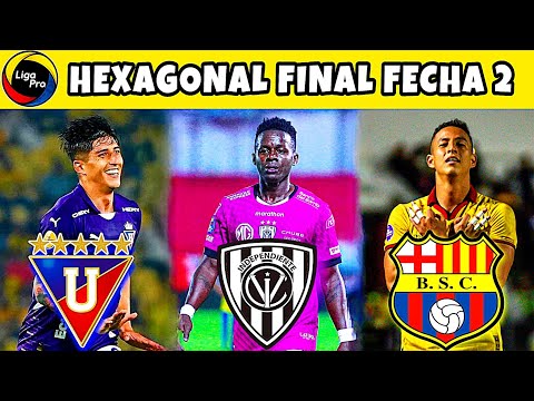 Calendar DATE 2 of the Final Hexagonal of the LigaPro 2025 / Ecuadorian Championship 2025