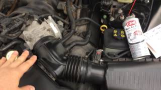 Engine light code P0171 and P0174 (Mass air flow sensor cleaning)