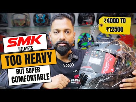 SMK Helmets are too heavy for the cost !