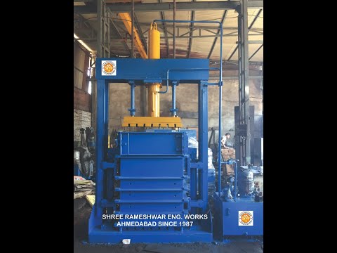 Used Cotton Clothes Baling Machine