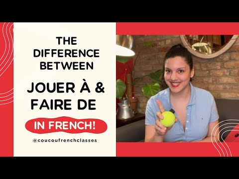 Coucou French Classes Language Tip - Le sport