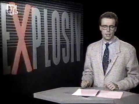 Explosiv Abmoderation von Olaf Kracht und Abspann, RTLplus 9.3.1989