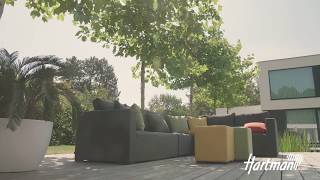 HARTMAN Samson Zierkissen, sooty, Sunbrella, 45x45cm