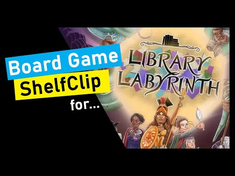 ShelfClips: Library Labyrinth (Short Board Game Preview)