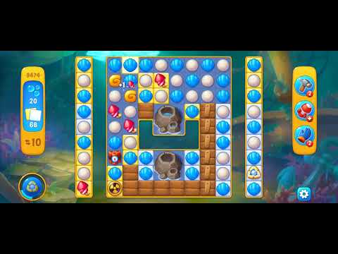 Fishdom Easy Level 9474 (with ingame lightning boosters) @choraelmin