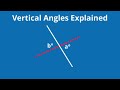 Vertical Angles Explained