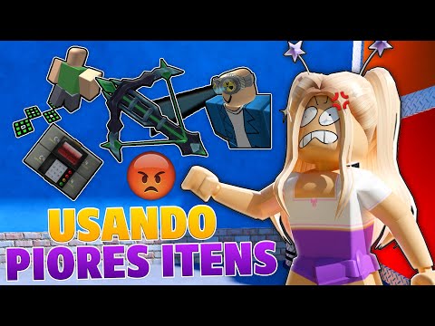 USEI OS ITENS QUE MAIS ODEIO NO MM2! OS PIORES ITENS [ROBLOX]