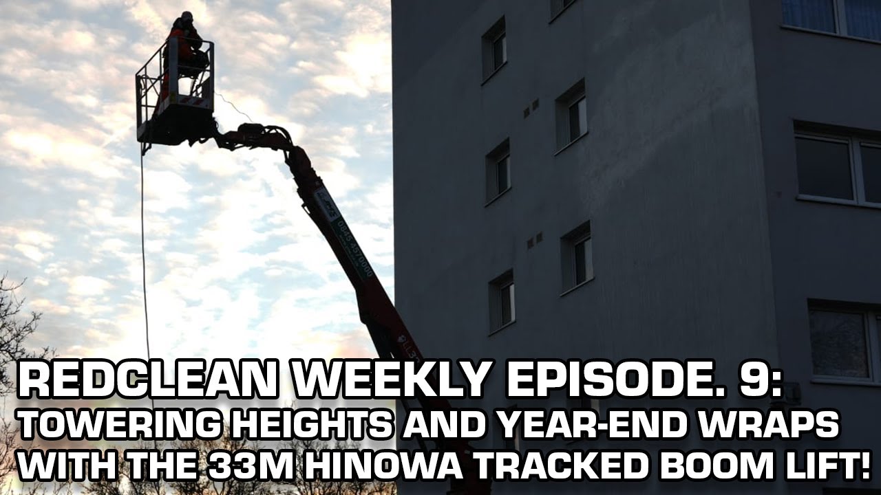 Ep. 9: Towering Heights And Year-End Wrap UP With The 33m Hinowa Tracked Boom Lift!