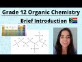 Grade 12 Organic Chemistry Introduction Physical Sciences