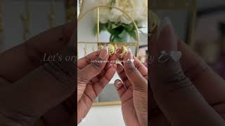 Let’s organize my jewerly pt.2 💍#organization #cleangirl #girlythings #organize #jewerly #jewellery