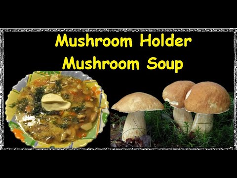 Mushroom Holder - Mushroom Soup / Book of recipes / Bon Appetit