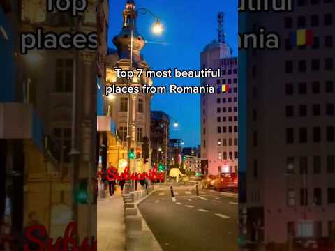 Top 7 most beautiful places to visit in Romania! #youtuber #vlog #video #romania #bucegi #montain