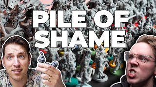 Who has the BIGGEST Pile of SHAME?! ft. Squidmar