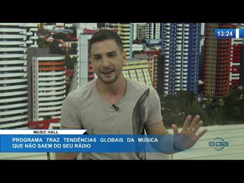 O DIA NEWS 07 02 20  AndreÌ Lobo (apresentador Music Hall) - Programa traz tendeÌ‚ncias da muÌsica