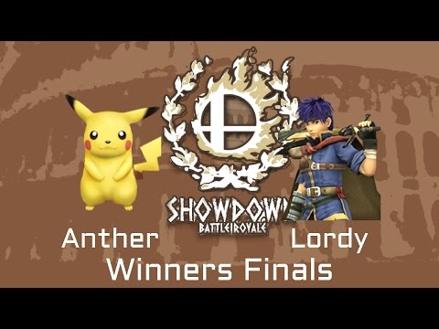 Showdown Project M Singles Winners Finals - Anther (Pikachu) vs. Lordy (Ike)