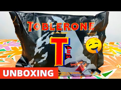 TOBLERONE TINY DARK😱🍫¿El MEJOR CHOCOLATE del MUNDO?😋🌎100% SUIZO🇨🇭LIMA - PERÚ
