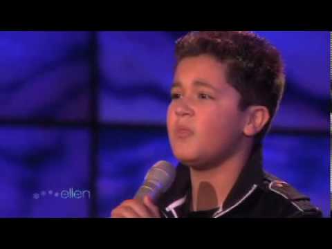 The Ellen DeGeneres show - Shaheen Jafargholi Singing Sensation
