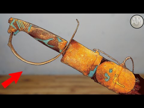 Restoration Very Old Rusted Long Sword