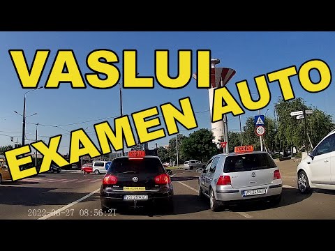 Examen Auto cat B VASLUI proba traseu