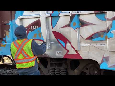 Killa Keep6 (Instagram @KillaKeep) Stompdown Killaz - Train Graffiti Video