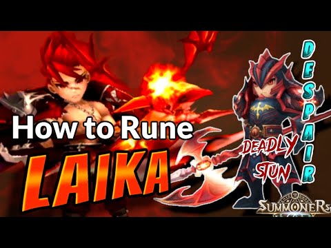 Summoners War | How to Rune Laika effectively? Deadly Stun in Despair!