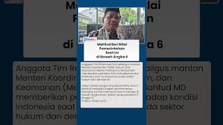 Mahfud MD Buka Penilaian Kinerja Pemerintah, Sebut Nilainya Masih di Bawah Angka 6