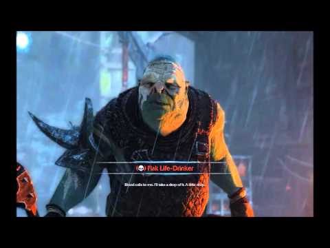 Shadow of mordor life drinker uruk quotes