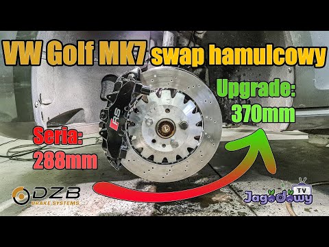 DZB Brake Systems - VW Golf MK7 2.0TDI swap 288mm na 370mm