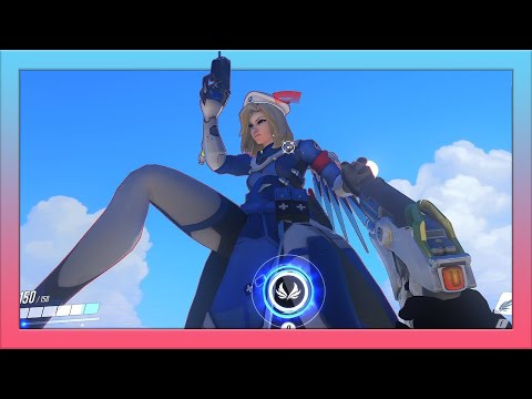 Giantess Mercy Overwatch - [Giantess Growth] [巨大娘] [1440p/60FPS]