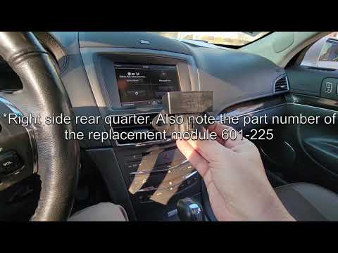 2013 Lincoln MKT Fuel Pump Control Module Replacement