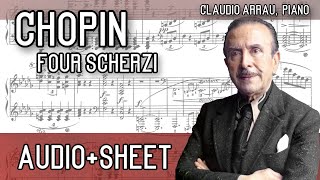 Chopin - 4 Scherzi (Audio+Sheet) [Arrau]