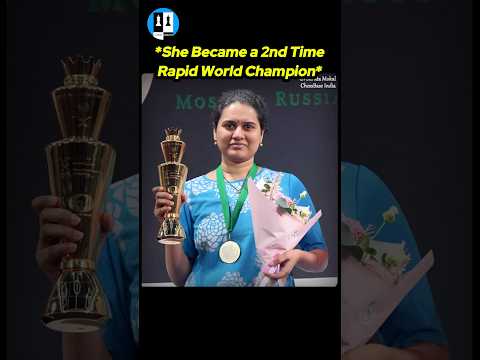 Koneru Humpy: The Triumph of the 2024 World Rapid Chess Champion!